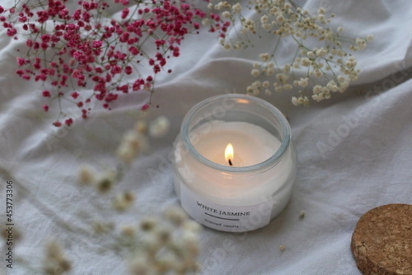 Fototapeta candles on a table