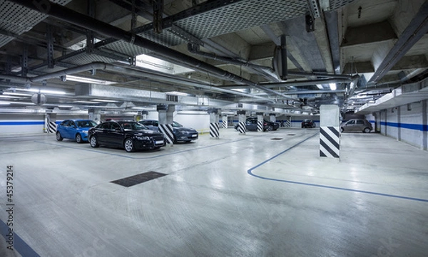 Obraz Garaż, podziemne wnętrze