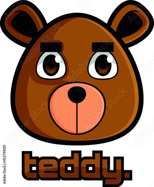 Obraz Teedy Logo mascot