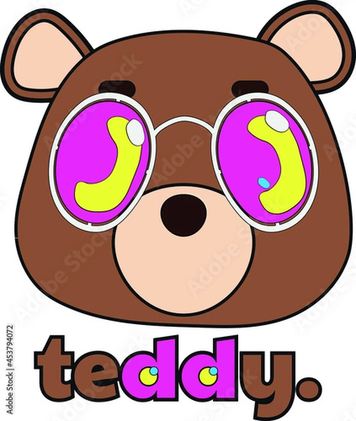 Obraz Teedy Logo mascot