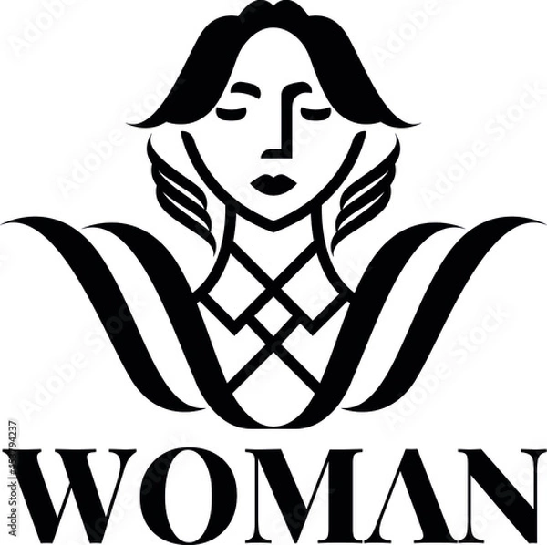 Obraz Woman Logo
