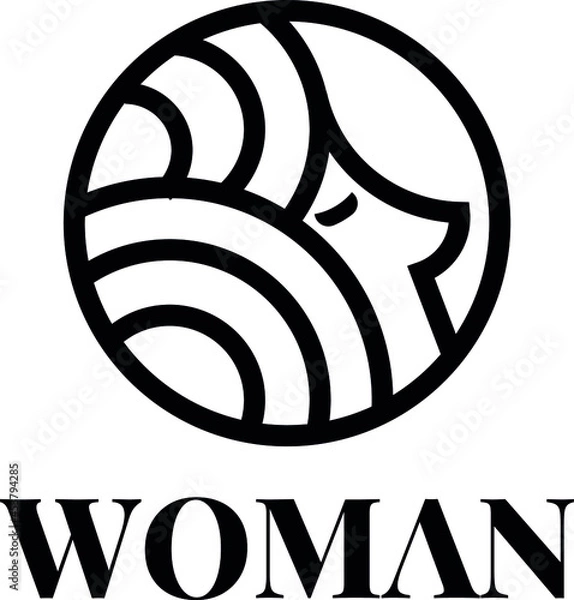 Obraz Woman Logo