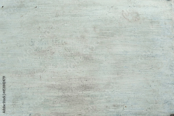 Fototapeta Weathered cracked paint background. Grunge white vintage texture pattern for overlaying artwork.