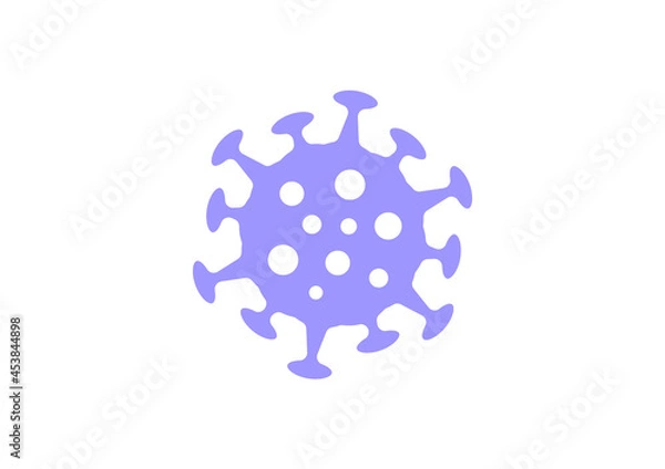 Obraz ウィルス・細菌のシンプルなイメージベクターイラスト