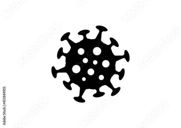 Obraz ウィルス・細菌のシンプルなイメージベクターイラスト