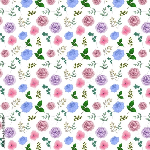 Fototapeta pattern simple and soft flower