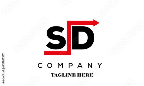 Fototapeta SD financial advice logo vector