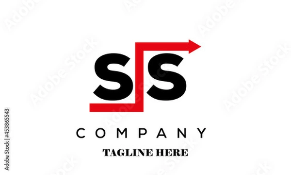 Fototapeta SS financial advice logo vector