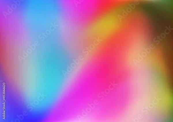 Fototapeta Light Multicolor, Rainbow vector abstract blurred template.