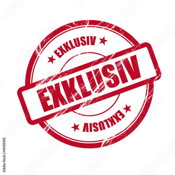 Obraz Stempel "Exklusiv"