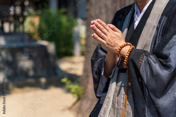 Obraz お坊さんイメージ