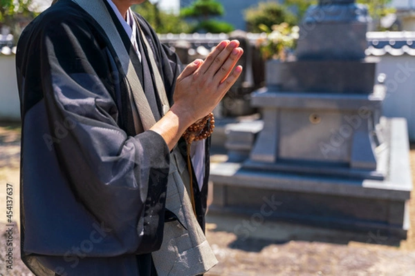 Fototapeta お坊さんイメージ