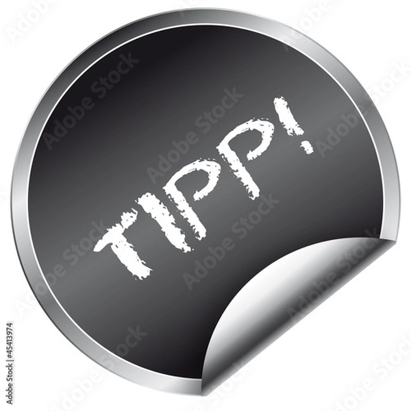 Obraz Sticker "Tipp!"