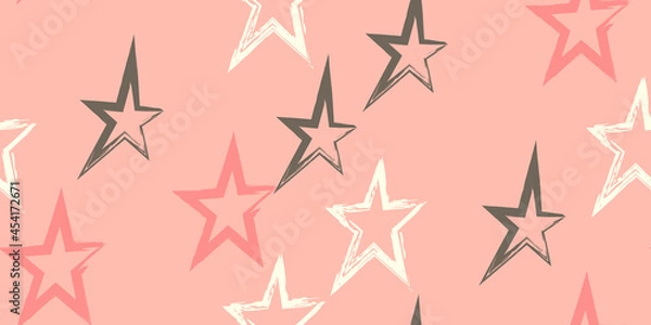 Fototapeta Modern illustration for wrapping paper design. Wallpaper wrapping paper textile print.