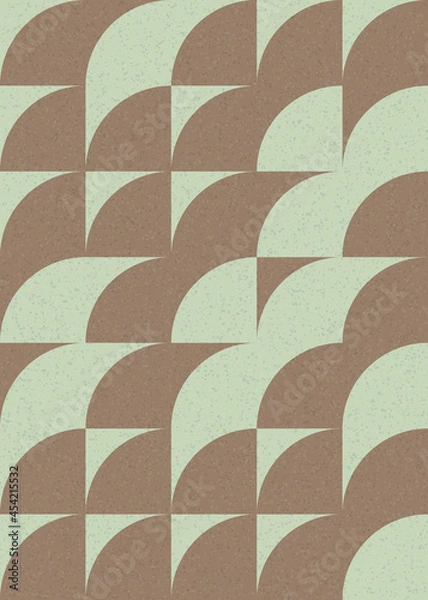 Fototapeta Abstract Geometric Pattern generative computational art illustration