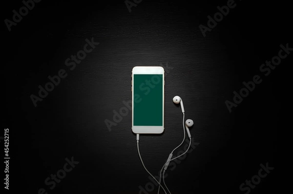 Obraz Smartphone with a blank screen