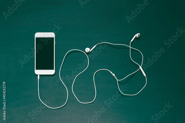 Obraz Smartphone with a blank screen