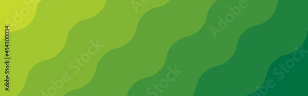 Fototapeta Green design Banner background. Banners business modern background design, Geometric background. Modern design banner template with abstract wave pattern background.