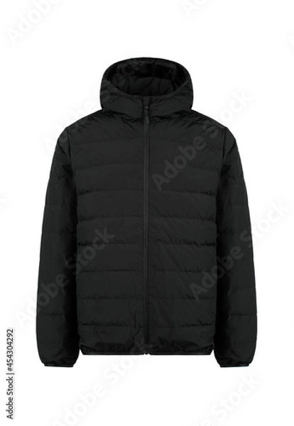 Obraz Black winter zipped down ​jacket