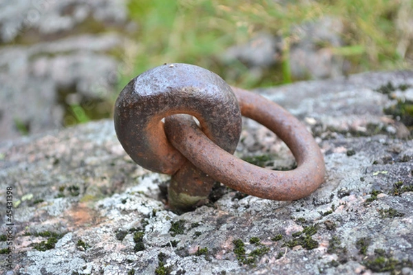 Fototapeta Mooring ring