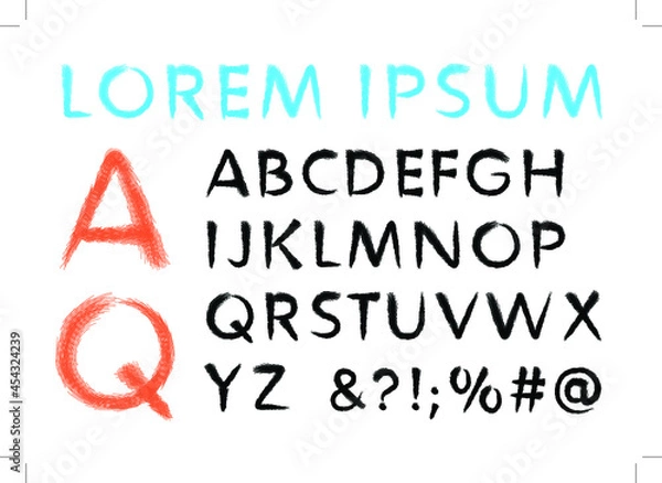 Obraz Painted letters