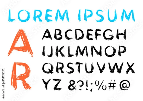 Obraz Painted letters