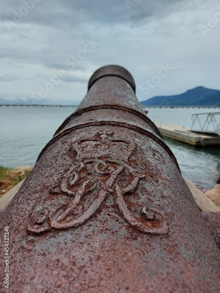 Obraz cannon on the wall