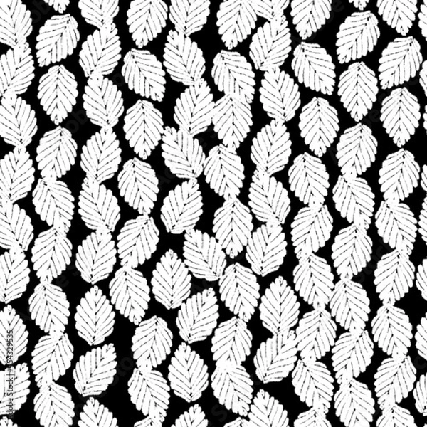 Obraz 葉っぱのシームレスなパターン。テキスタイル、壁紙、包装紙のデザイン。