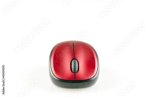 Fototapeta computer mouse isolated on white