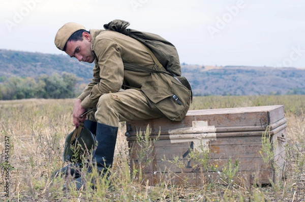 Obraz советский солдат