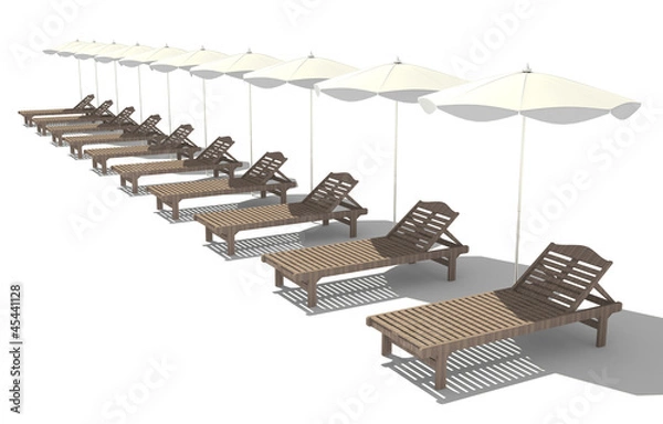Obraz beach lounger