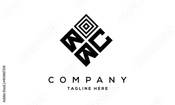 Fototapeta BCB square three latter logo vector