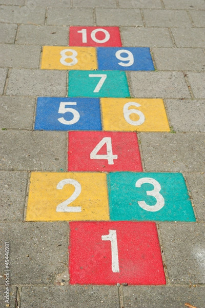 Fototapeta hopscotch