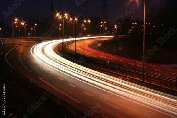 Obraz phares dans la nuit