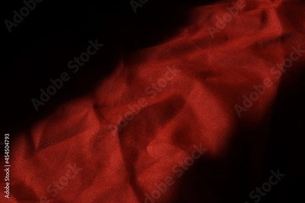 Obraz vivid red random pattern wrinkled silk beautiful abstract background