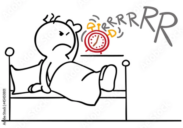 Obraz figura zrzęda rano