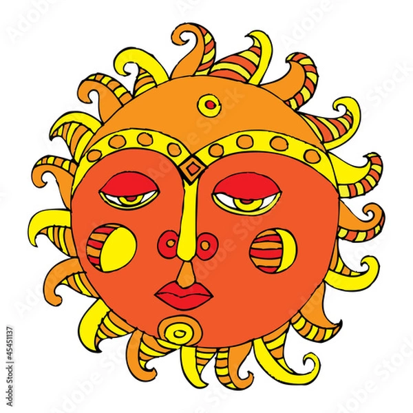 Obraz Sun illustration