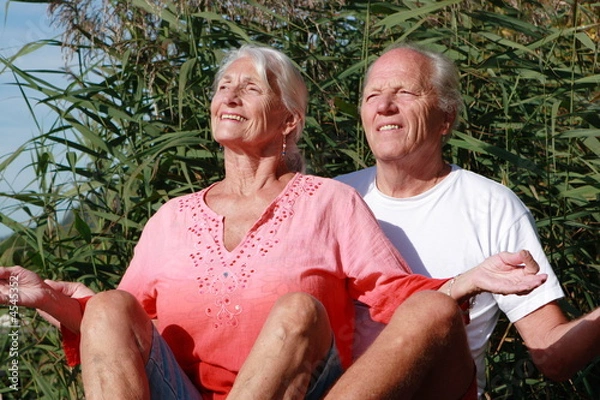 Obraz Meditierendes Ehepaar