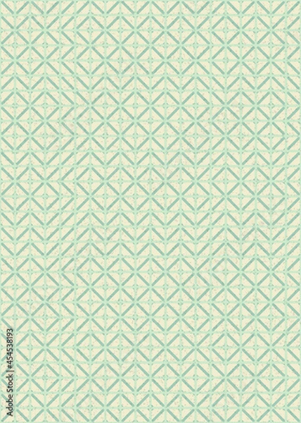 Fototapeta Abstract Geometric Pattern generative computational art illustration
