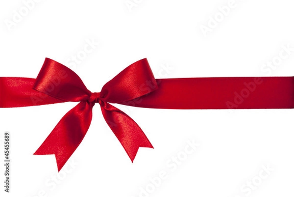 Obraz czerwona wstążka