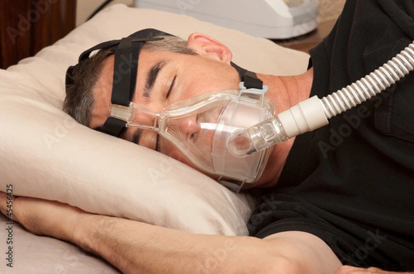 Obraz Sleep Apnea and CPAP