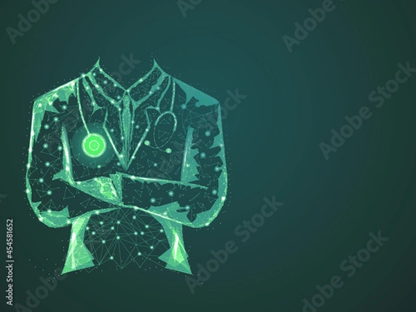 Fototapeta 2d rendering doctor background isolated