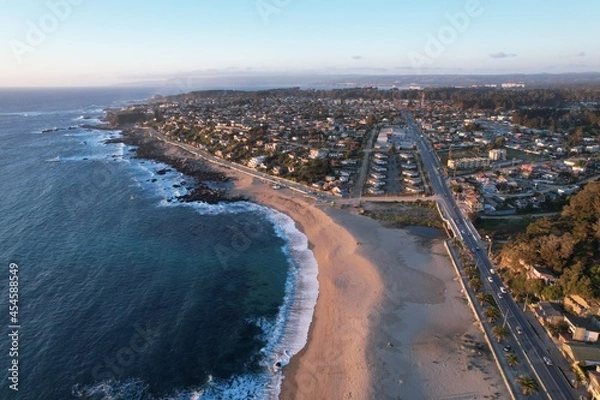 Obraz aerial view of beach