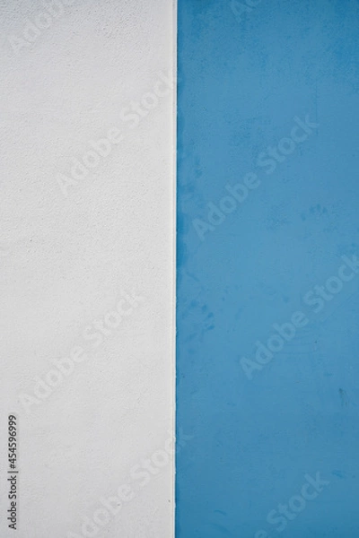 Fototapeta blue wall background