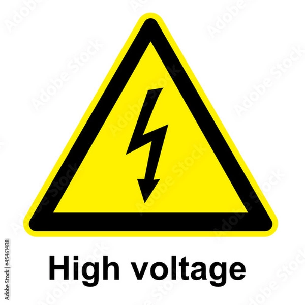 Obraz Schild - High Voltage