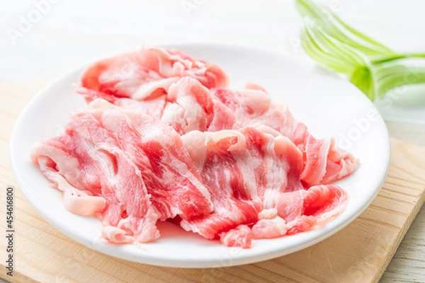 Fototapeta 牛の薄切り肉