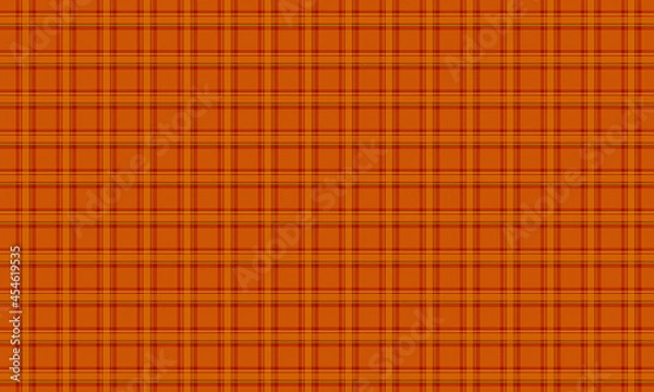 Fototapeta Dark orange fall plaid