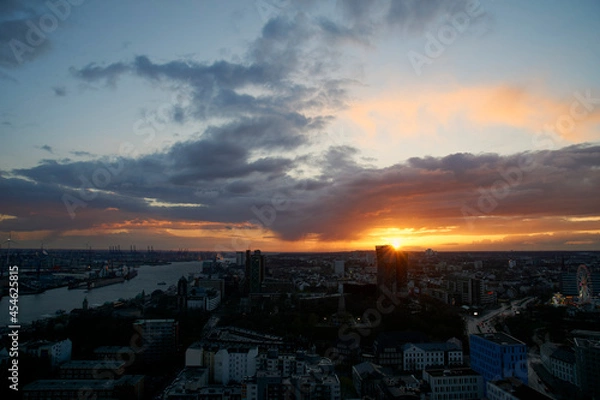 Fototapeta Hamburg Skyline