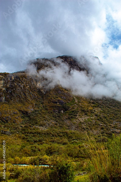 Fototapeta landscape with clouds