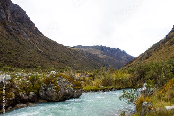 Obraz river in the mountains